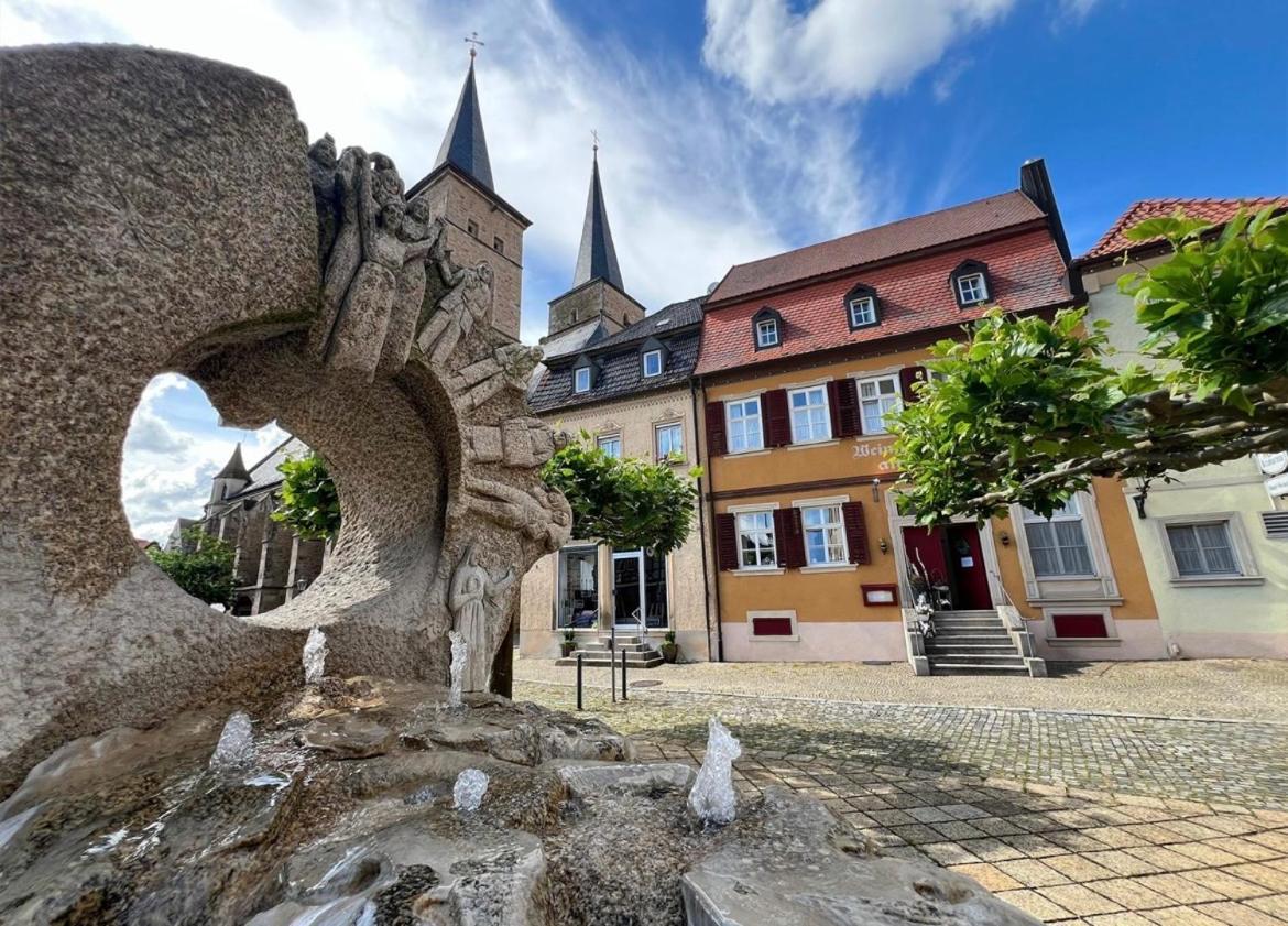 Hotel Weinstube Am Markt Gerolzhofen Exterior photo